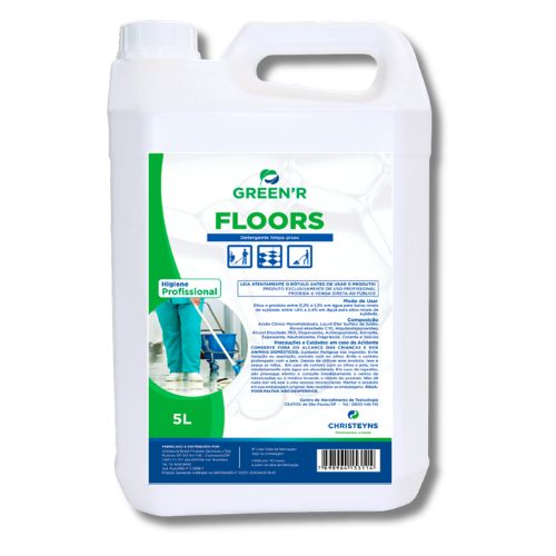 LIMPADOR NEUTRO ECOLOGICO GREEN FLOORS 1/200 5LT