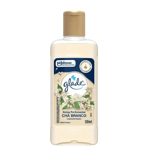 AROMATIZANTE PERFUMADO GLADE CHA BRANCO CONCENTRADO 120ML 