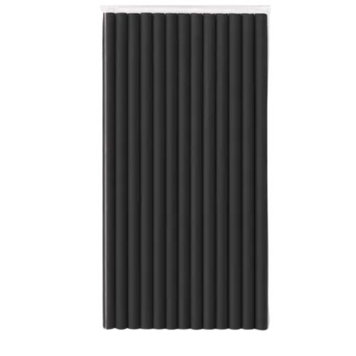 CANUDO BIO PAPEL SACHE 8MM PRETO 100 UNIDADES INOVEN 