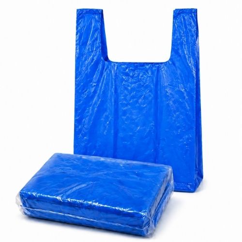 SACOLA REFORCADA 38X48CM AZUL COM 3,2KG OUROSAC