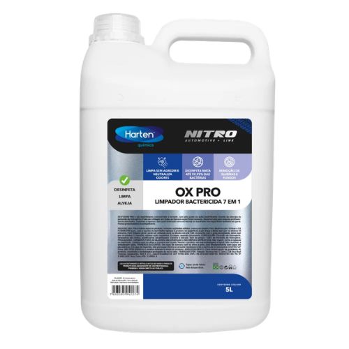 LIMPADOR BACTERICIDA OX PRO 5 LITROS NITRO