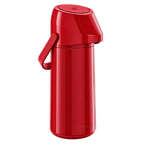 GARRAFA TERMICA RUBI VERMELHO 1,8 LITROS SOPRANO
