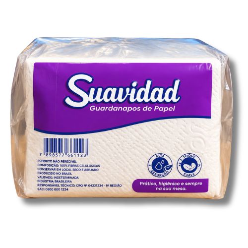 GUARDANAPO SUAVIDAD FS 20MX18CM 10X100UN