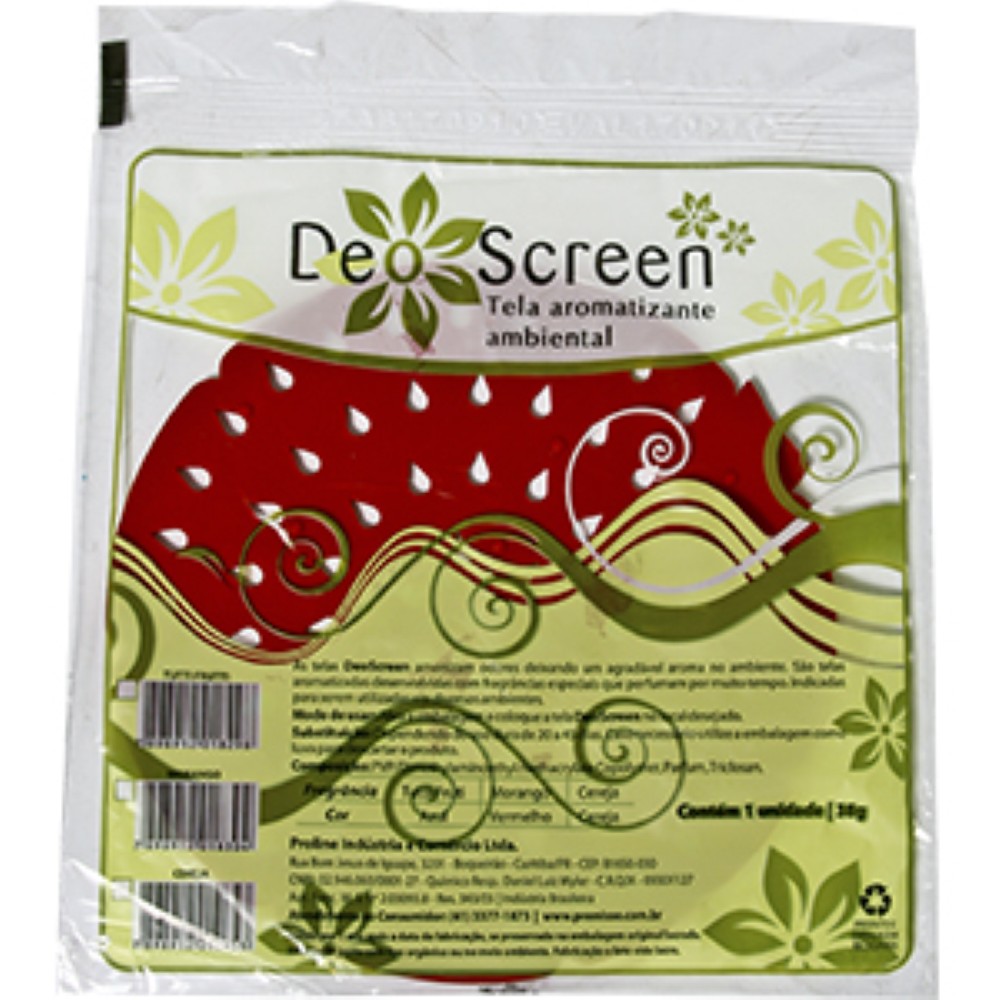 TELA DESODORANTE PARA MICTORIO MORANGO DEO SCREEN