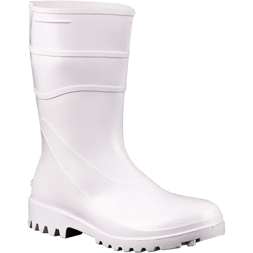BOTA PVC BRANCA CANO MEDIO TAMANHO 38 BRACOL