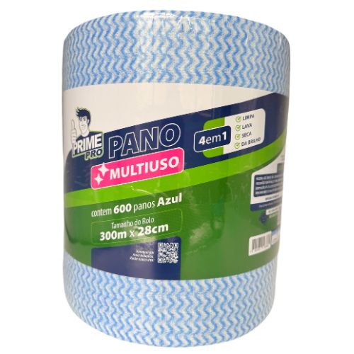 PANO MULTIUSO 28CMX300M AZUL PRIME PRO 