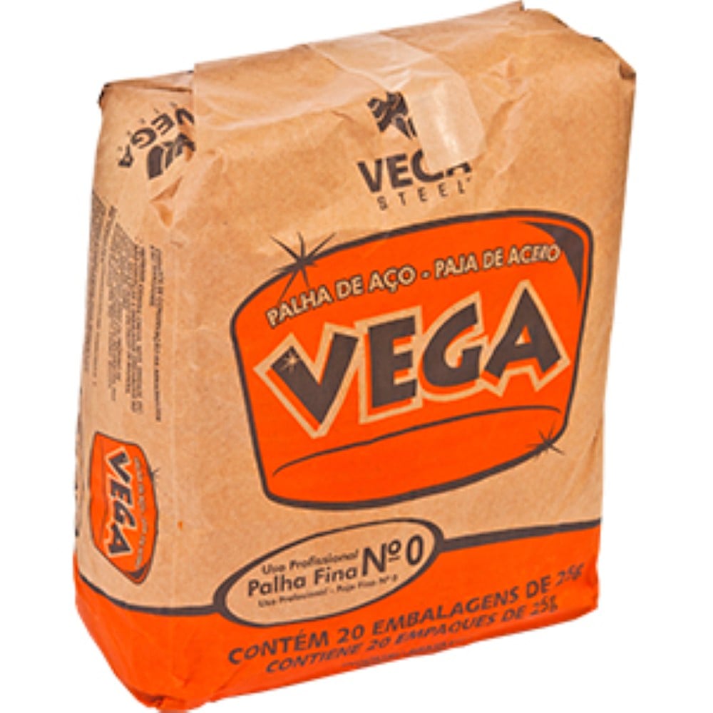 PALHA DE ACO NUMERO 0 VEGA 20X25GR