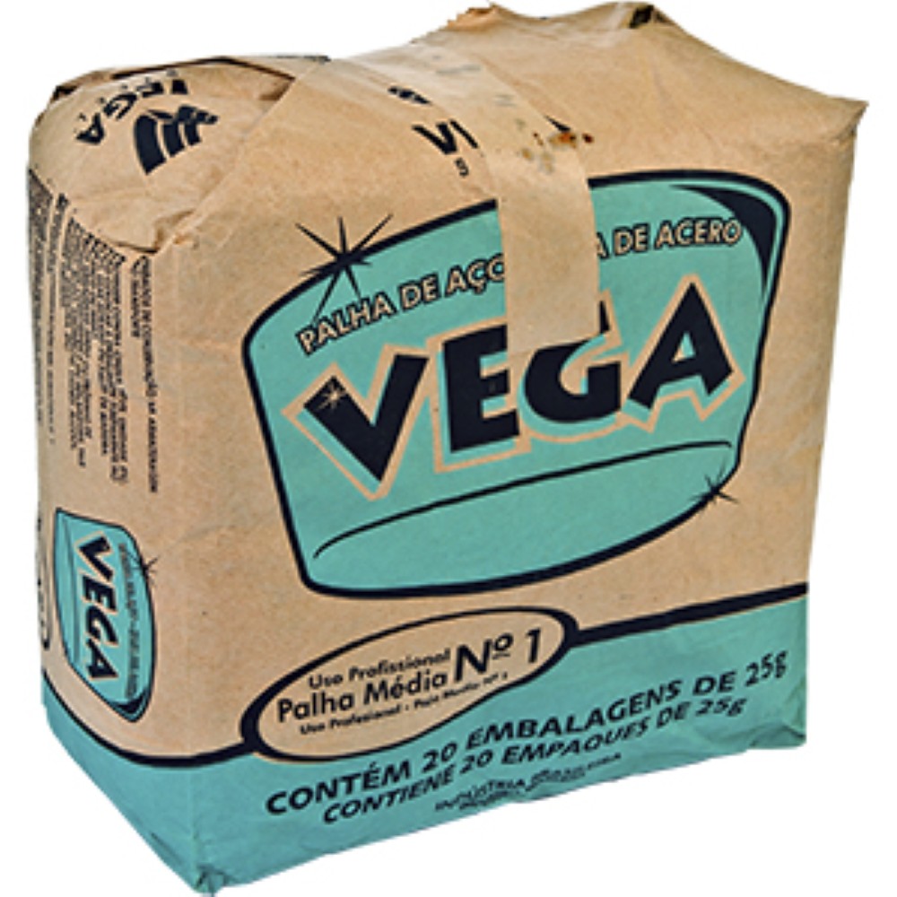 PALHA DE ACO NUMERO 1 VEGA 20X25GR