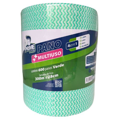 PANO MULTIUSO 28CMX300M VERDE PRIME PRO 