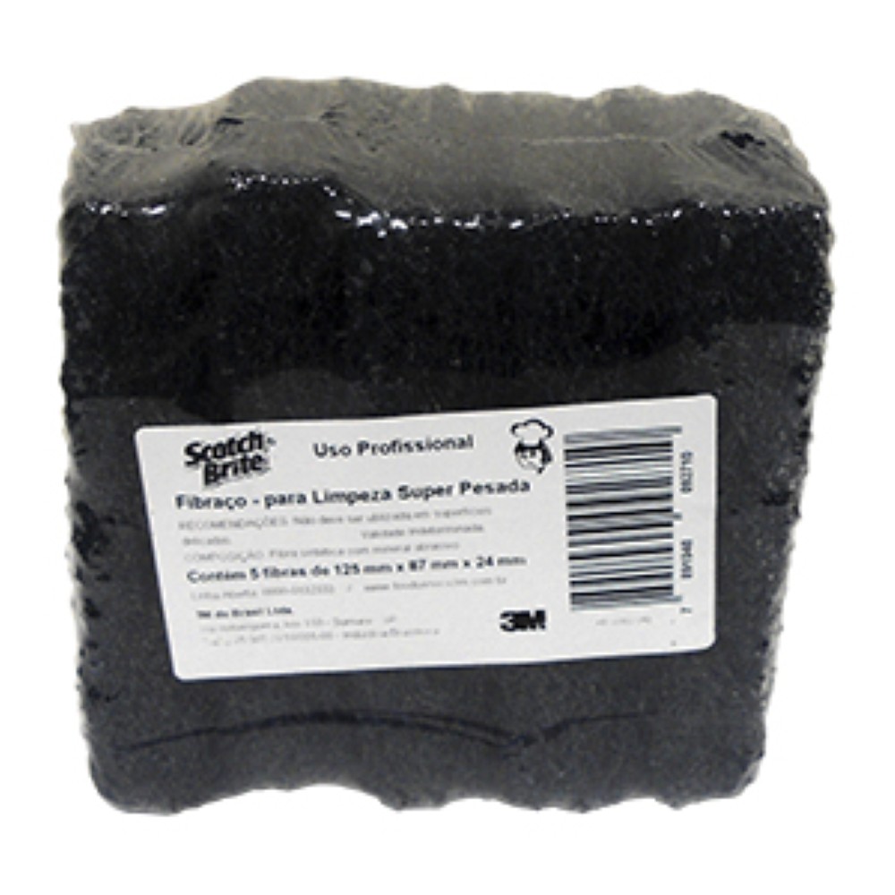 FIBRA LIPEZA EXTRA FORTE 1X5 UNIDADES 3M SCOTCH BRITE