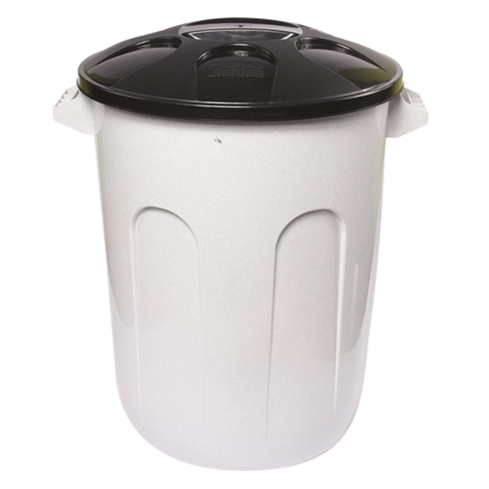 DEPOSITO  PLASTICO JAGUAR 30LTS REFERENCIA.090 BCO COM TAMPA
