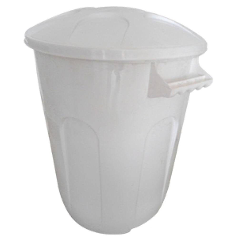 DEPOSITO PLASTICO JAGUAR 60 LITROS REFERENCIA.0069 BRANCO COM TAMPA