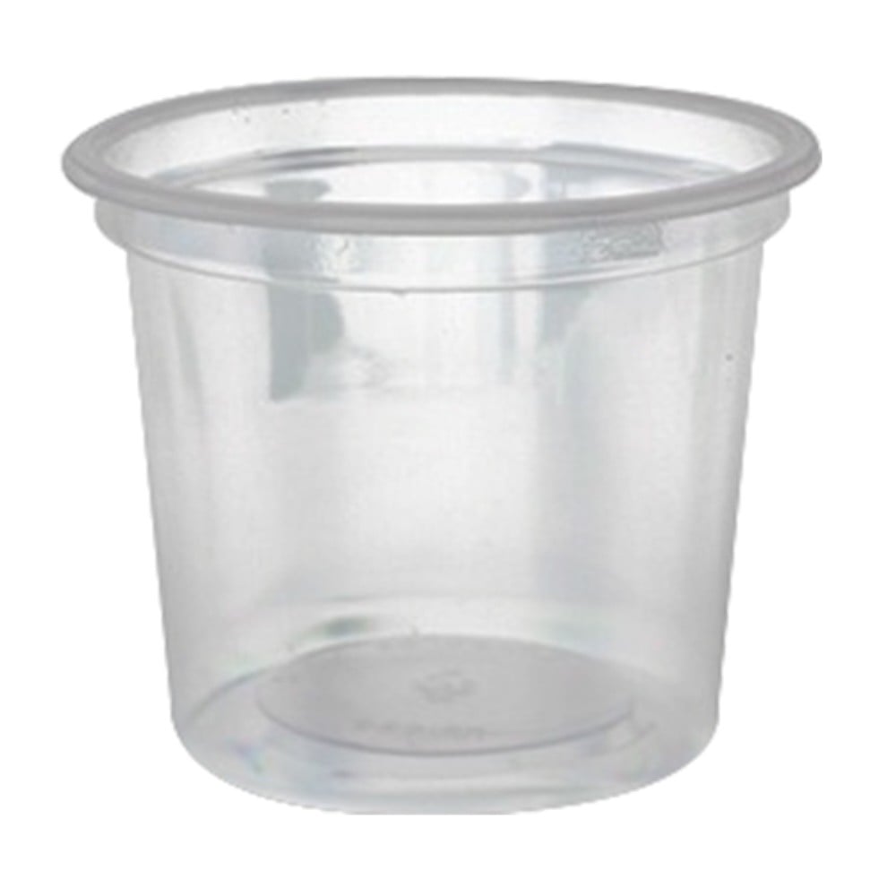 POTE DESCARTAVEL TRANSPARENTE 175ML 20X50 UNIDADES PP