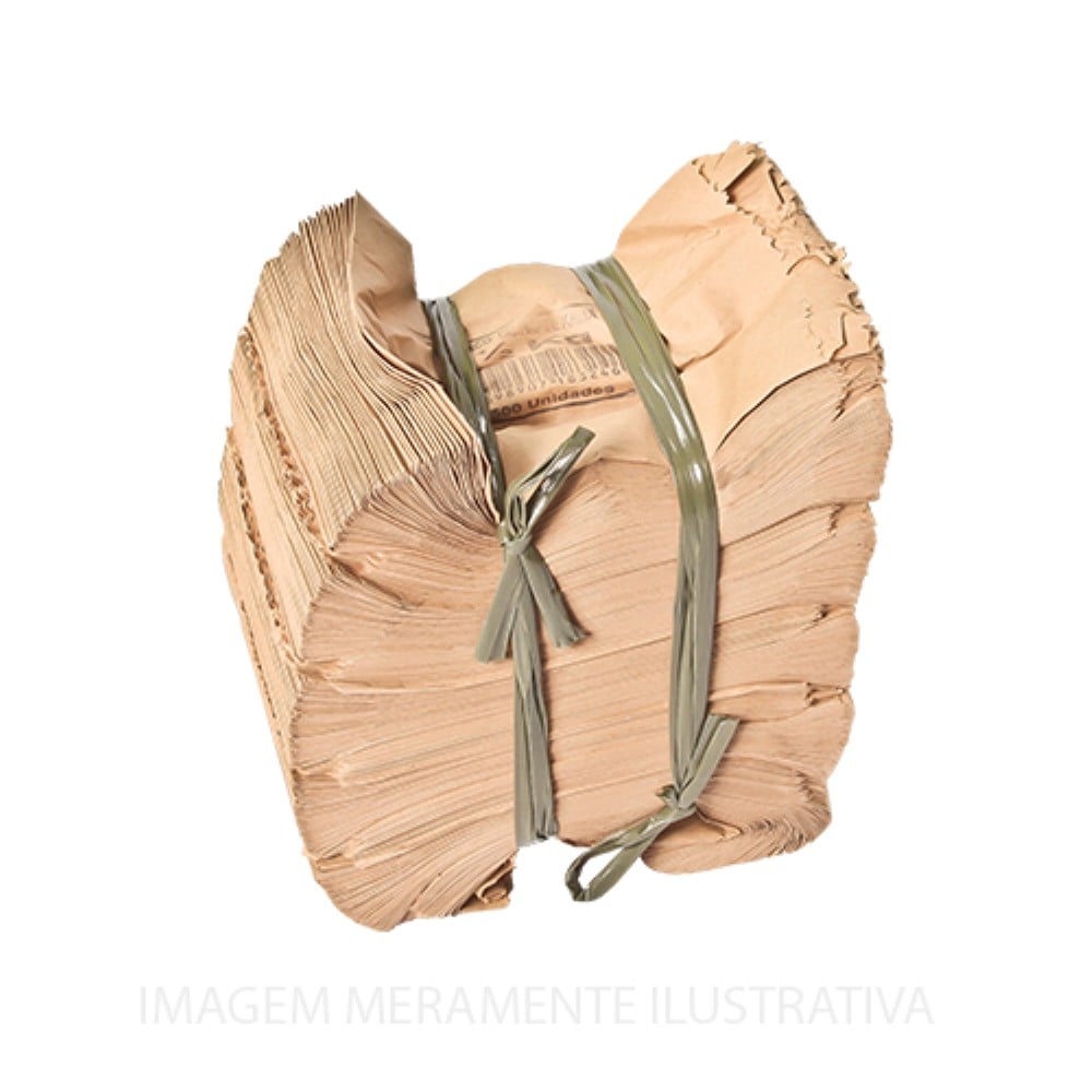 SACO DE PAPEL KRAFT MIX 1/2KG 500 UNIDADES KAMP