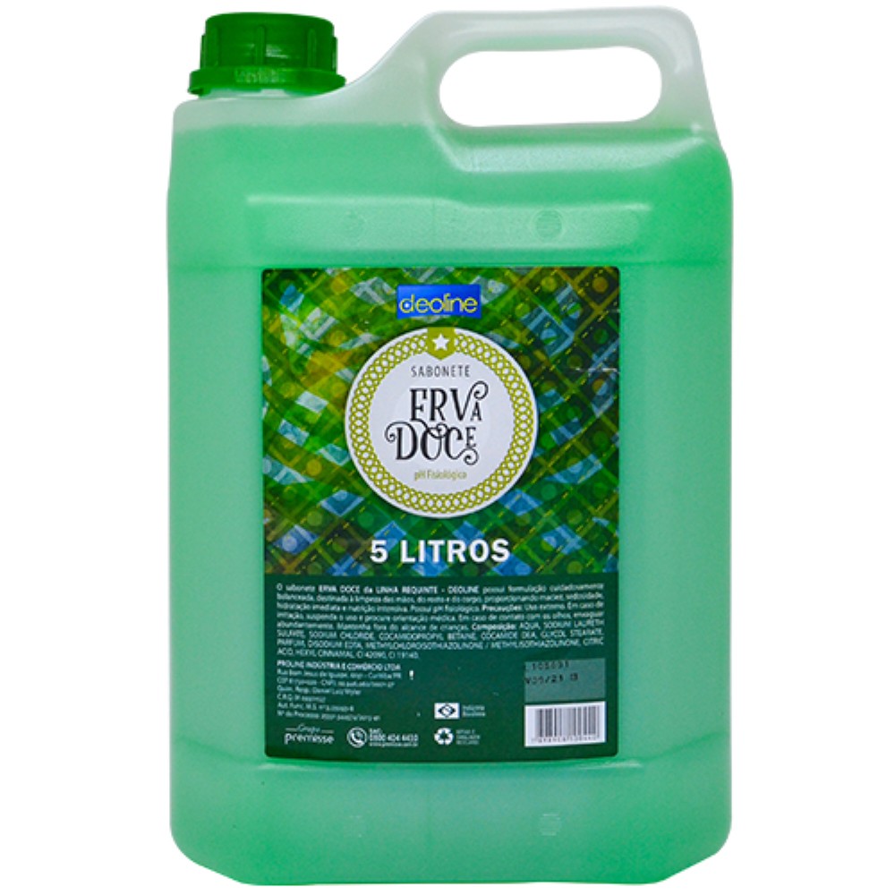 SABONETE PREMISSE 5L ERVA DOCE