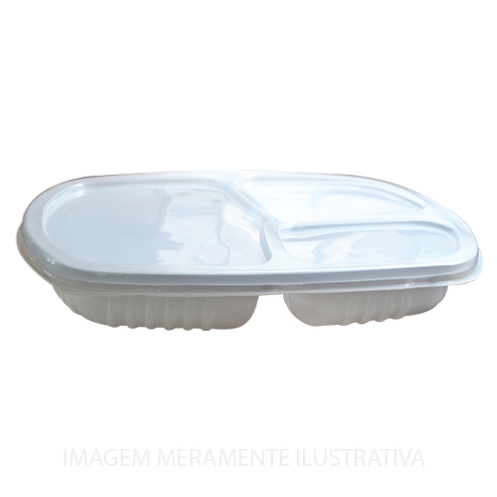 EMBALAGEM G-331 3 DIVISAO 268X183X40MM 1X100 UNIDADES