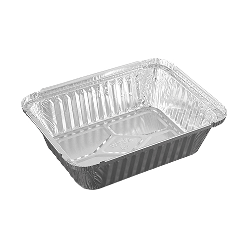 EMBALAGEM DE ALUMINIO 20X15CM COM 100 UNIDADES 1000ML COM TAMPA WYDA 