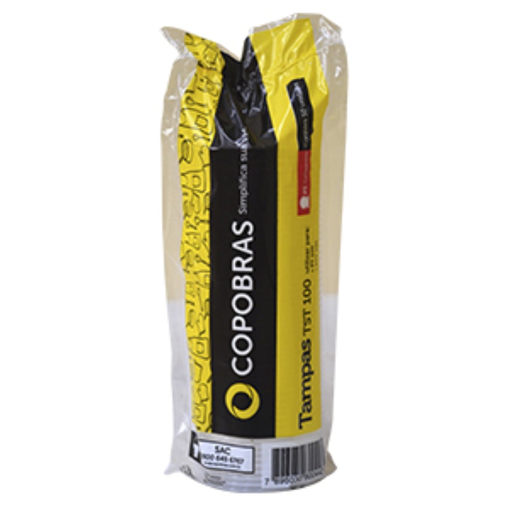 TAMPA PLASTICO TRANSPARENTE 100ML TST100 40X50 UNIDADES