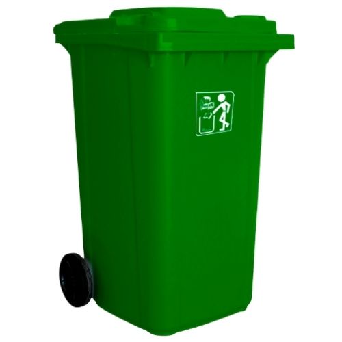 CONTAINER PLASTICO 240L SEM PEDAL VERDE PRIME PRO