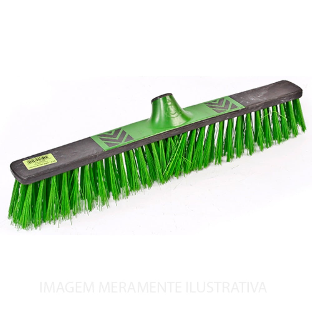 VASSOURA GARI 60CM NYLON SEM CABO VERDE