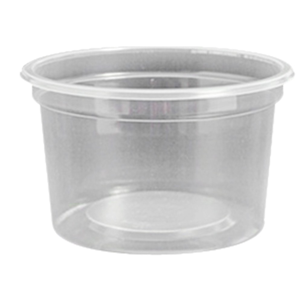 POTE DESCARTAVEL TRANSPARENTE 200ML PP 20X50 UNIDADES