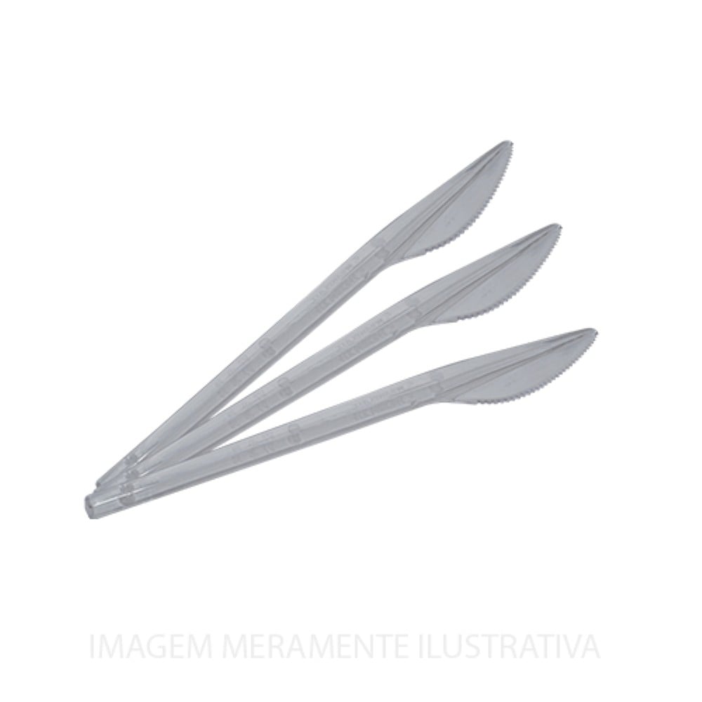 FACA DESCARTAVEL LEVE 1000 UNIDADES STRAWPLAST