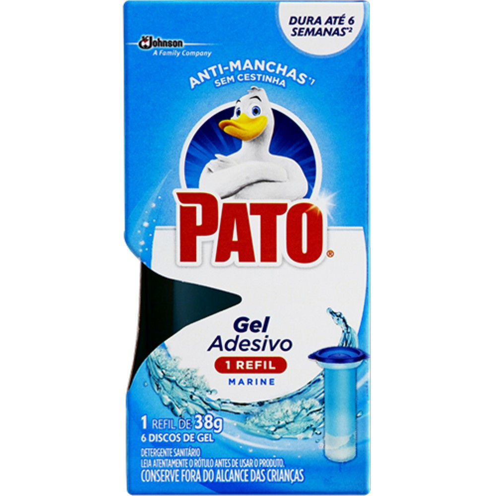 REFIL PATO GEL ADESIVO MARINE 6 DISCOS