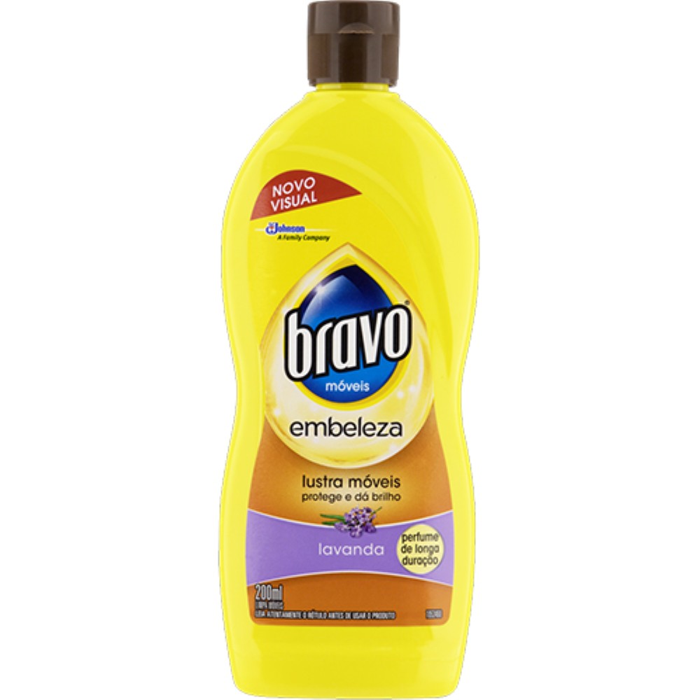 LUSTRA MOVEIS BRAVO PRATICO LAVANDA 200ML