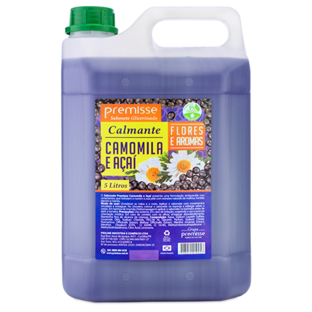 SABONETE PREMISSE 5LT ACAI E CAMOMILA