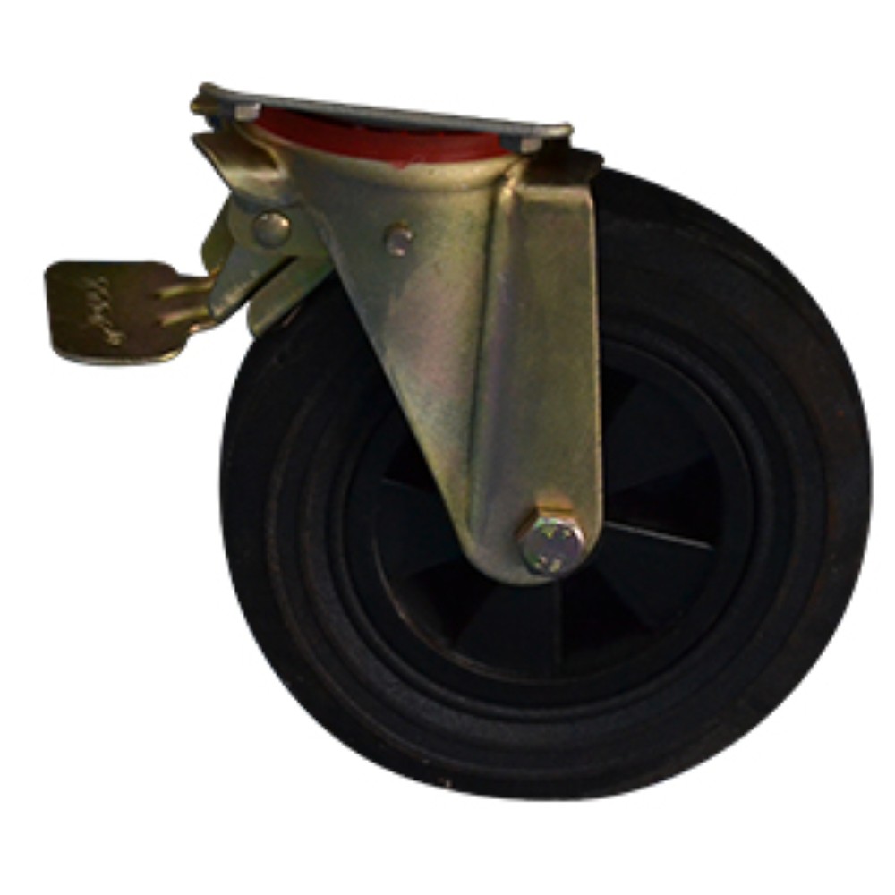 RODINHA PLASTICA PARA CONTAINER COM FREIO - 660/1100L