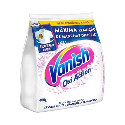 TIRA MANCHAS VANISH PO OXI ACTION WHITE 400G