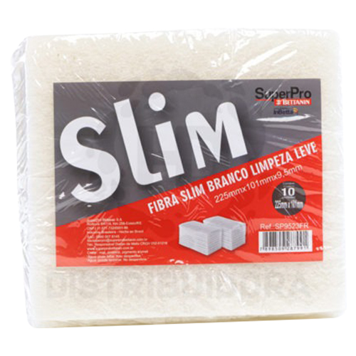 FIBRA LIMPEZA LEVE BRANCA 10 UNIDADES BETTANIN