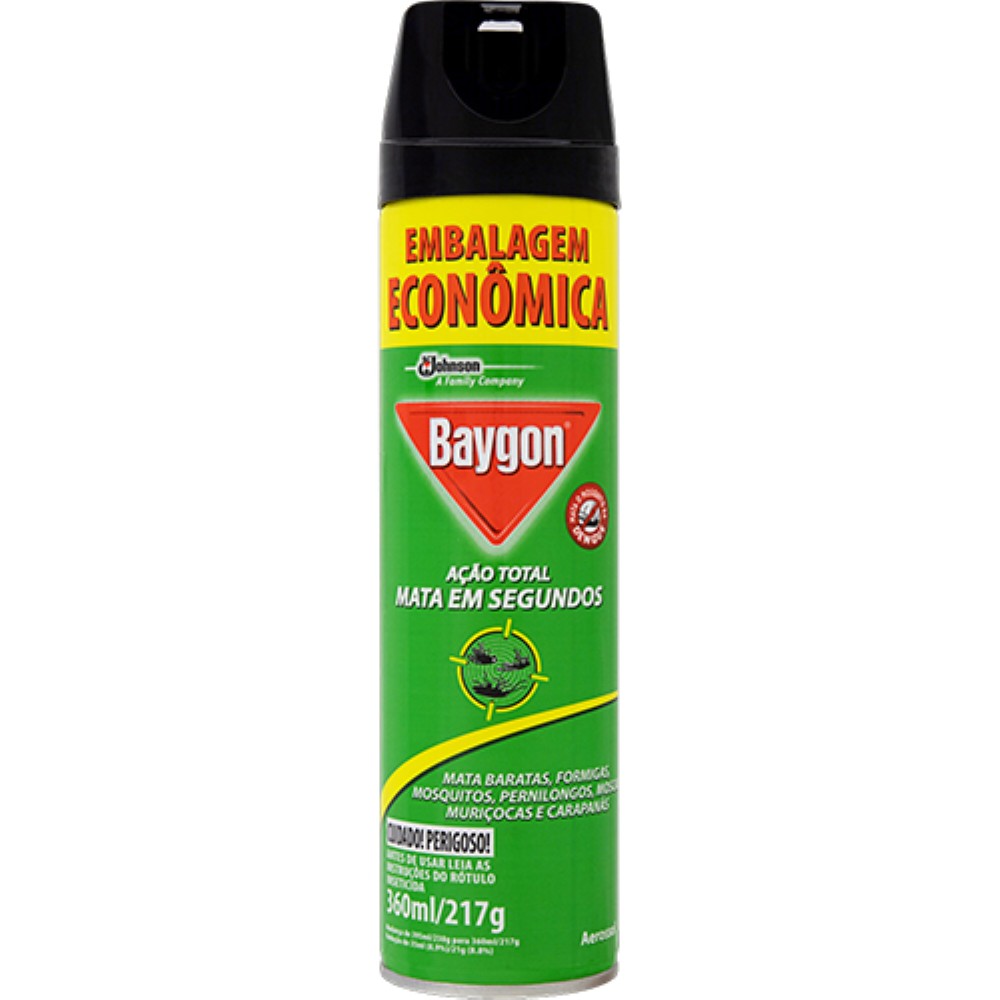 INSETICIDA BAYGON ACAO TOTAL 360ML
