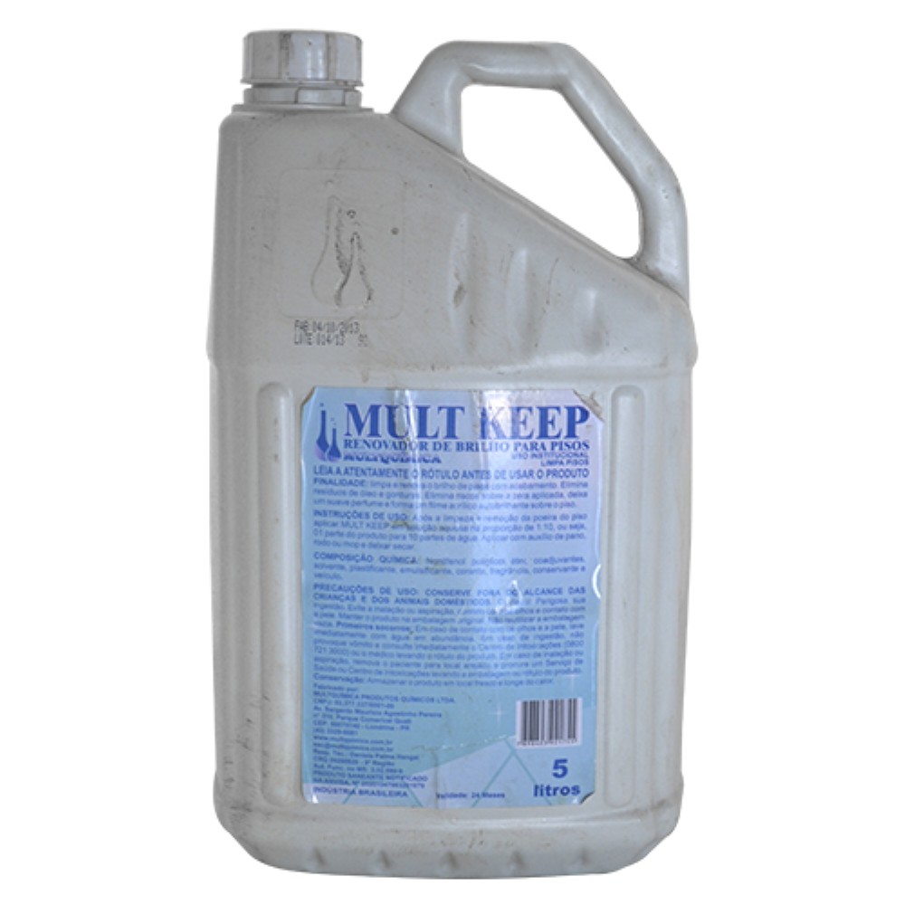RENOVADOR BRILHO PARA PISOS MULTQUIMICA KEEP 5L