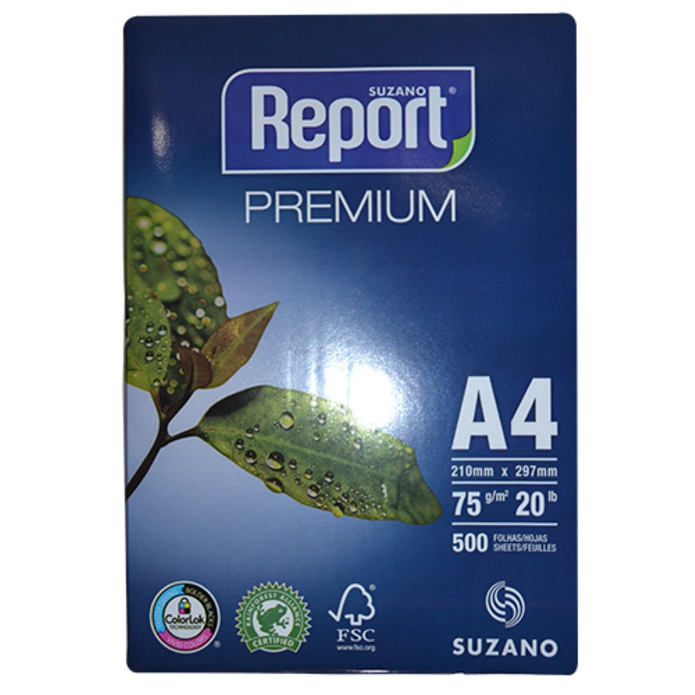 PAPEL A4  REPORT BRANCO 500 FOLHAS