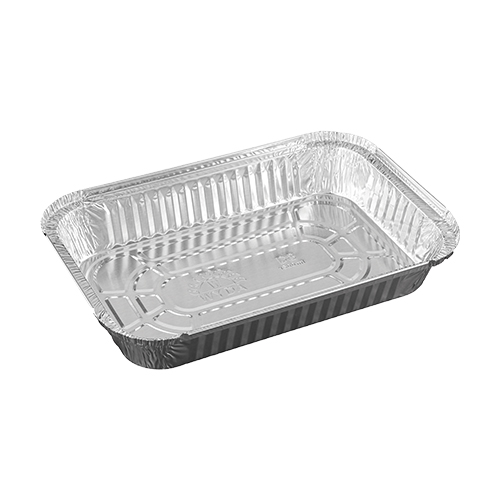 EMBALAGEM DE ALUMINIO 27X18CM D-8 COM 100 UNIDADES 1500ML COM TAMPA WYDA 