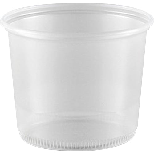 POTE DESCARTAVEL TRANSPARENTE LISO 250ML PS 20X50 UNIDADES MINAPLAST 