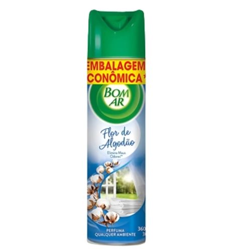 PURIFICADOR BOM AR FLOR DE ALGODAO EMBALAGEM 360ML