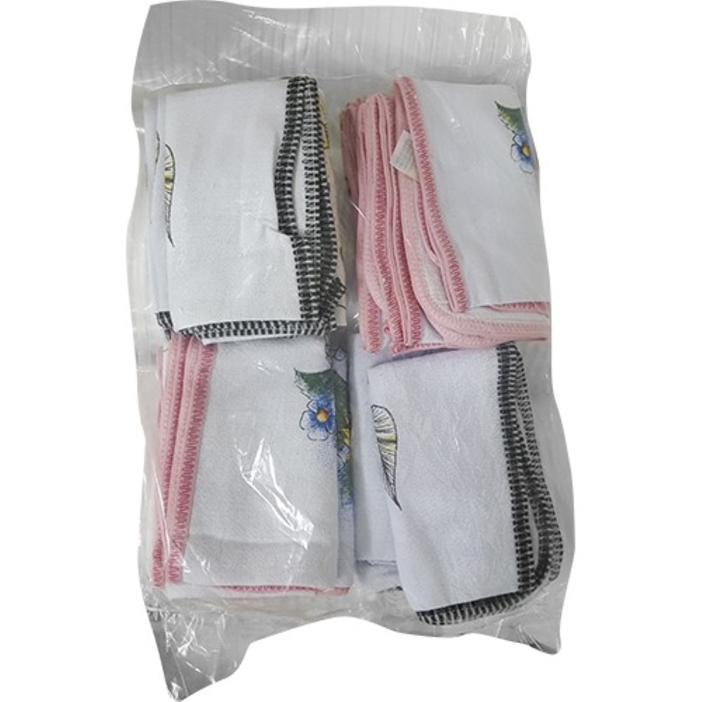 PANO DE PRATO ESTAMPADO VIES 40X65CM 12 UNIDADES PRIME PRO