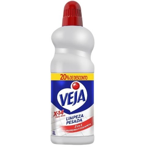 MULTIUSO LIMPEZA PESADA CLORO ATIVO X-14 VEJA 1LT 