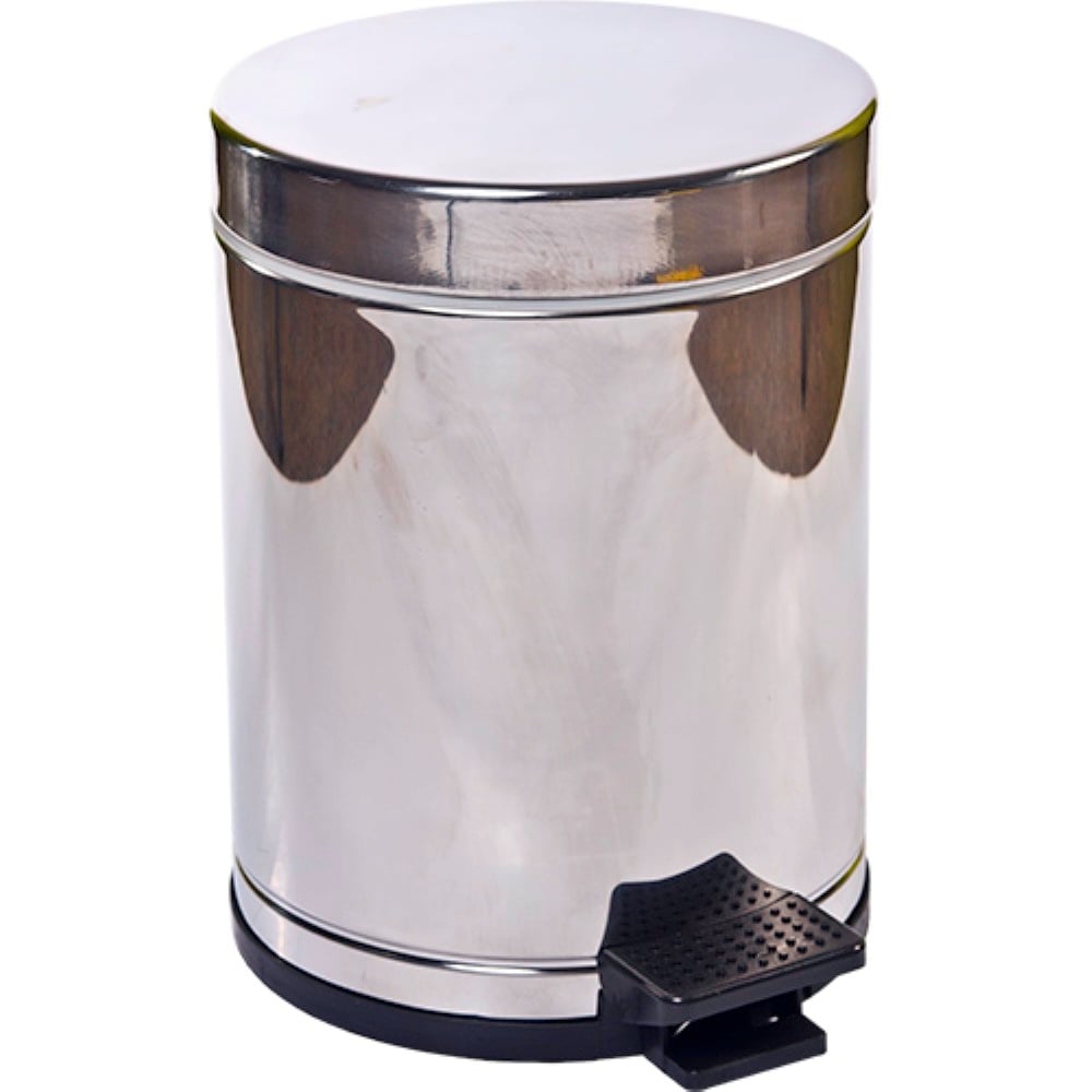 LIXEIRA COM PEDAL 4,5L REFERENCIA:3505 INOX VIEL