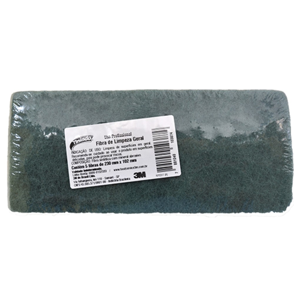 FIBRA LIMPEZA GERAL 1X5 UNIDADES TININDO 3M
