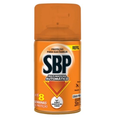 REFIL PARA APARELHO AUTOMATICO MULTI INSETICIDA SBP 250ML
