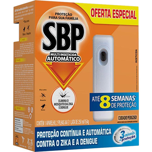APARELHO AUTOMATICO COM REFIL SBP 250ML 