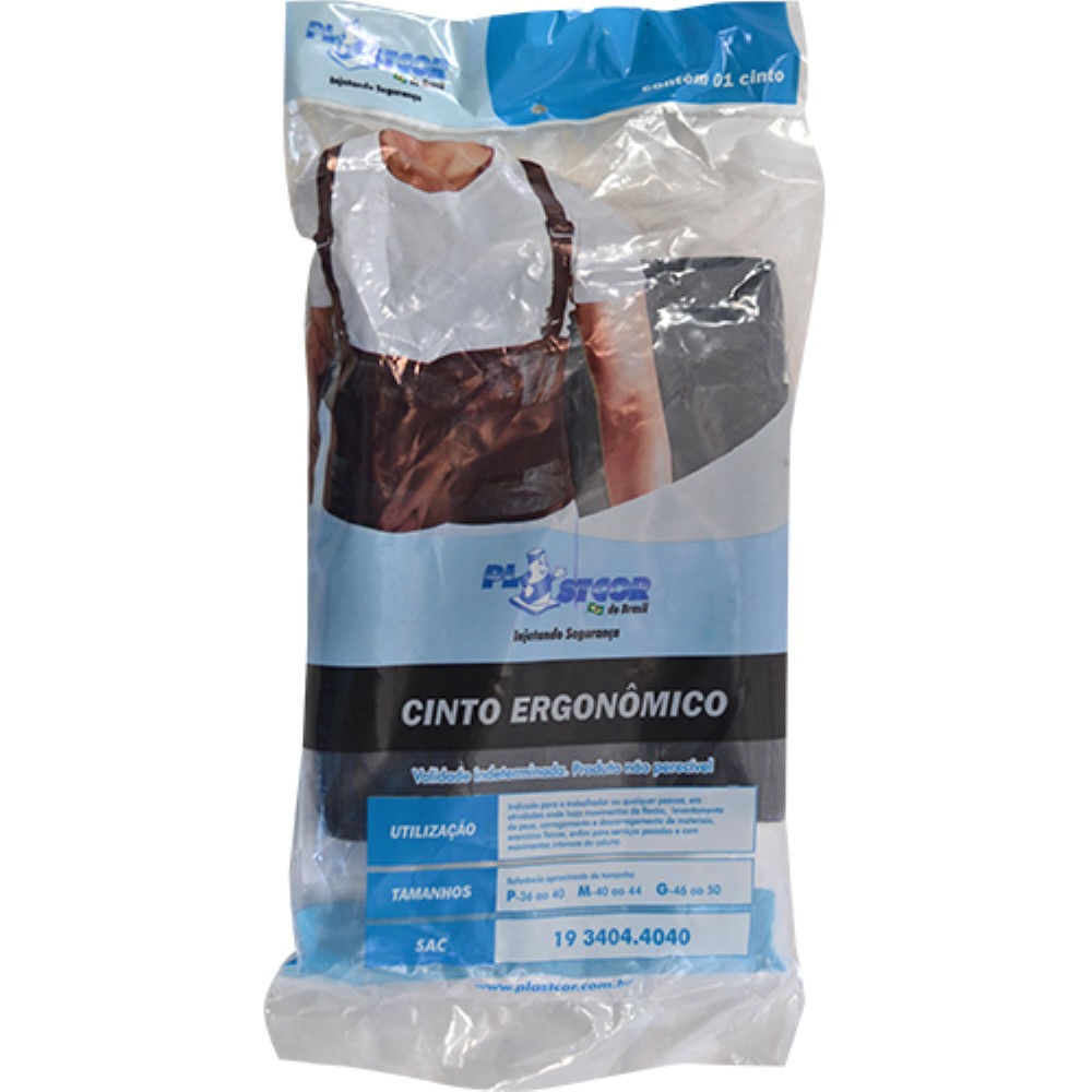CINTO ERGONOMICO TAMANHO G PLASTCOR 